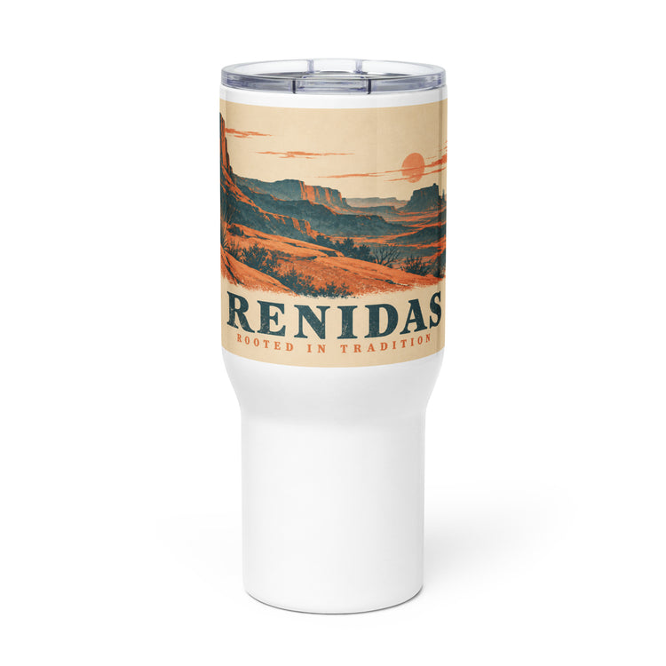 Renidas Desert Horizon Travel Tumbler, front view