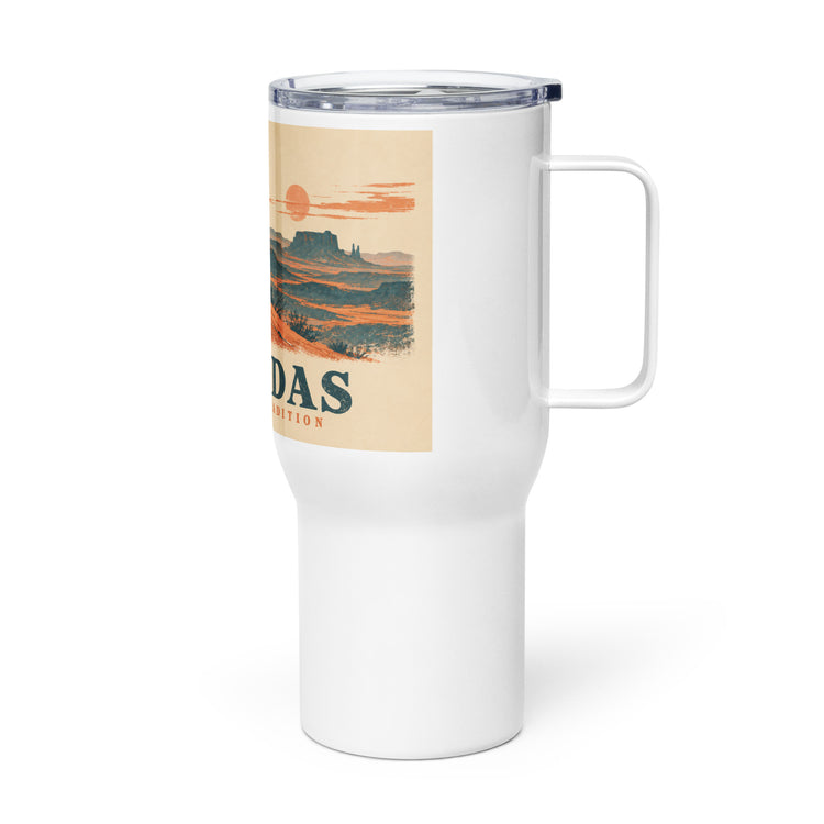 Renidas Desert Horizon Travel Tumbler, left side view