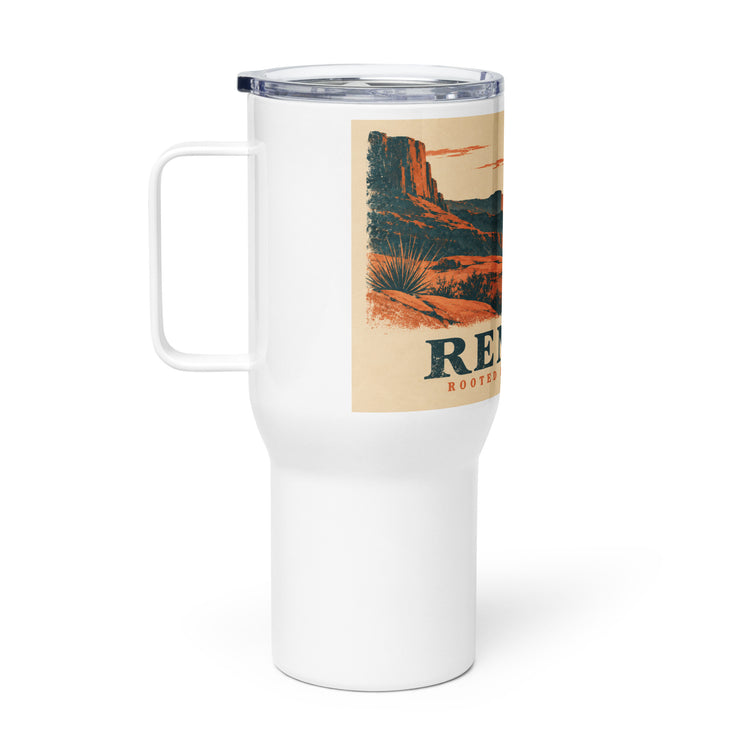 Renidas Desert Horizon Travel Tumbler, right side view